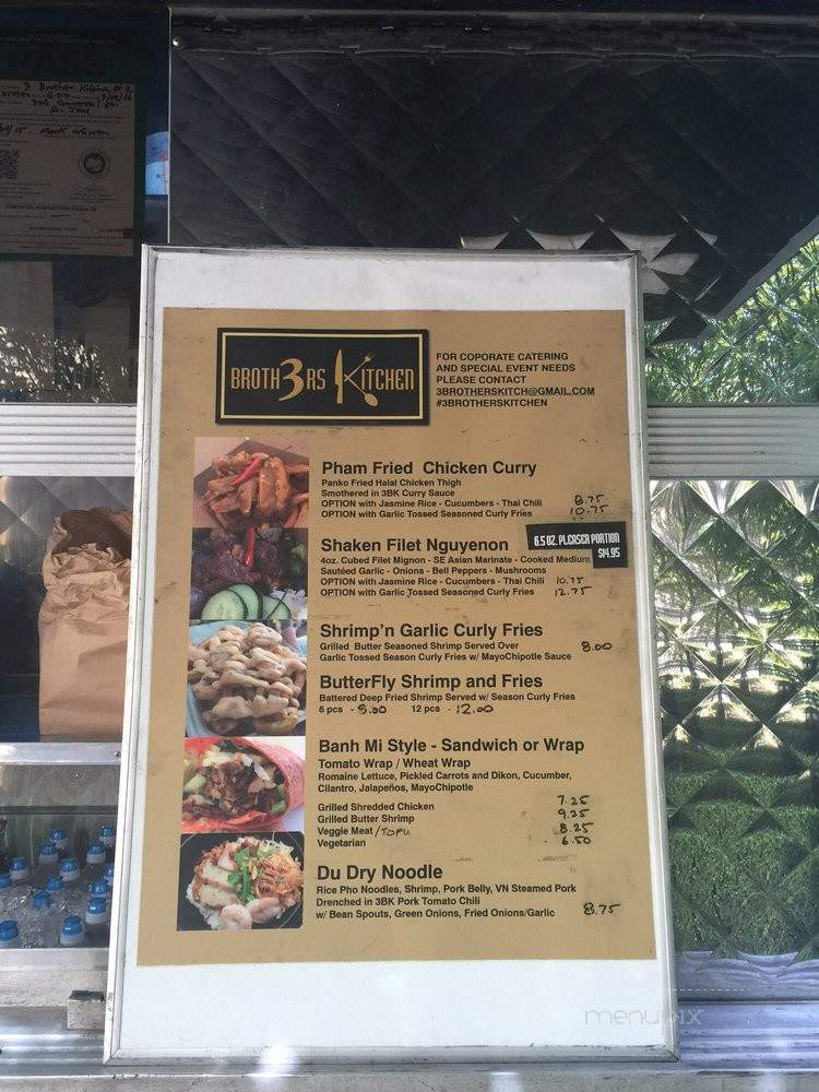 3 Brothers Kitchen - San Jose, CA menu_pic