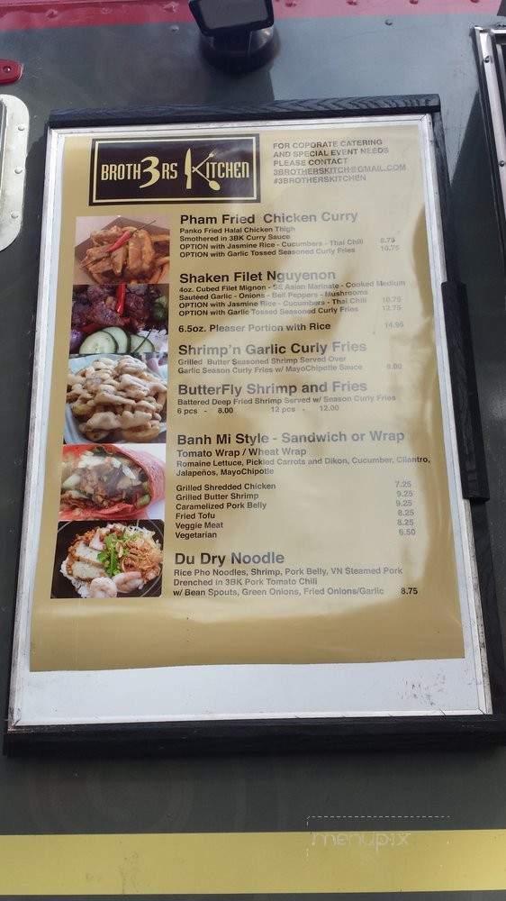 3 Brothers Kitchen - San Jose, CA menu_pic