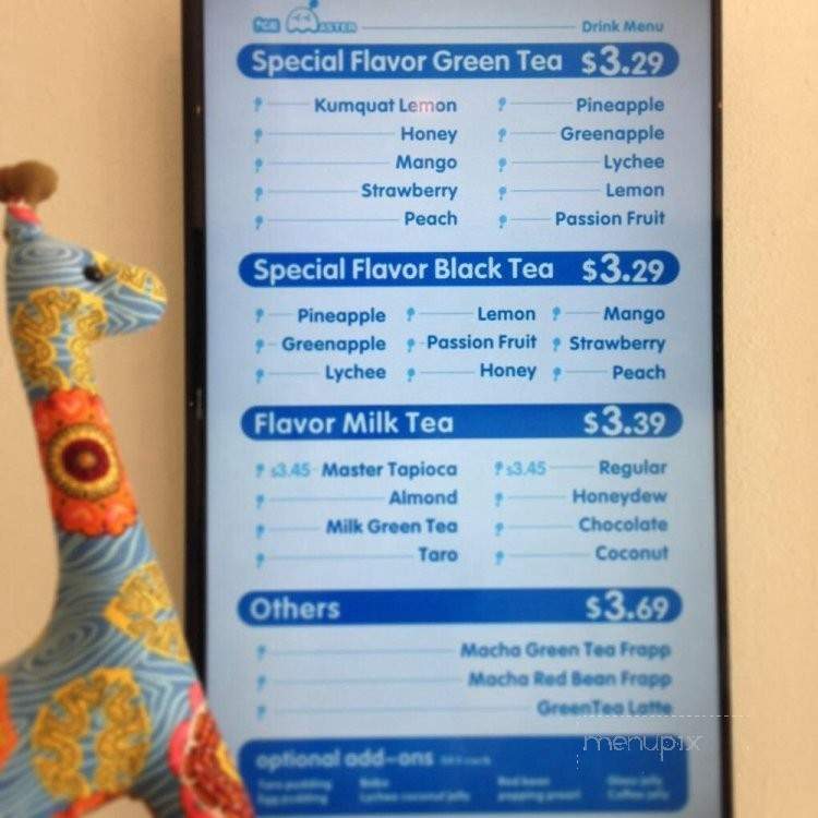 Ice Master - Los Angeles, CA menu_pic