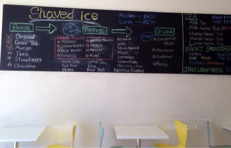 Ice Master - Los Angeles, CA menu_pic