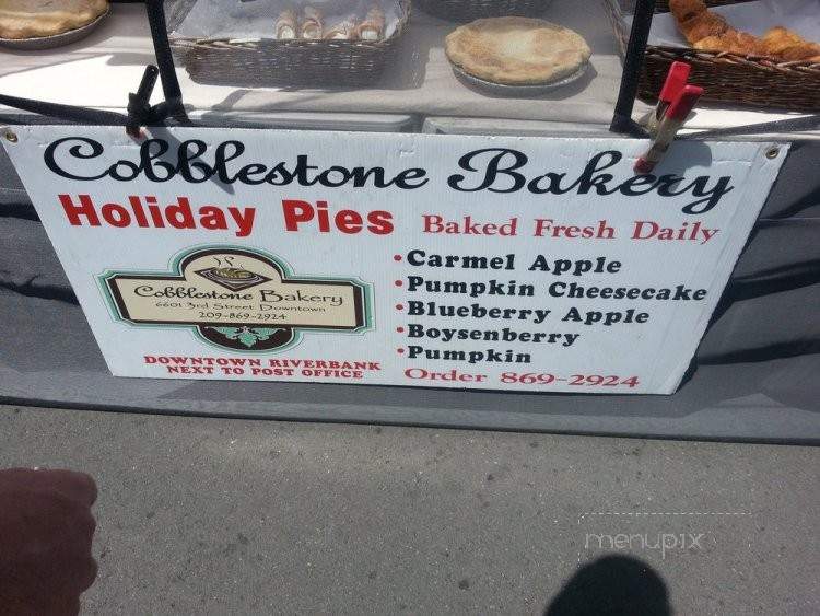 Cobblestone Bakery - Riverbank, CA menu_pic