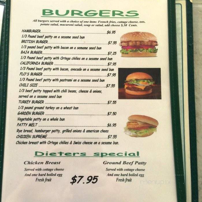 Flo's Coffee Shop & Restaurant - Azusa, CA menu_pic