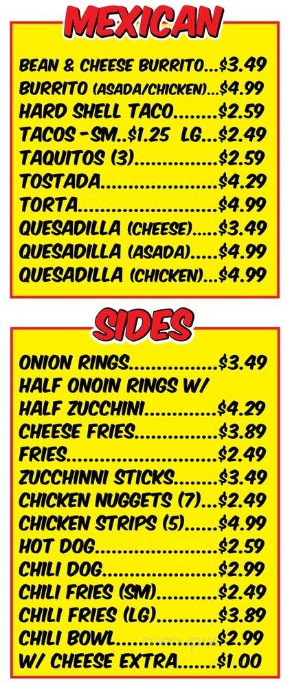 Angelo's Burgers - Pomona, CA menu_pic