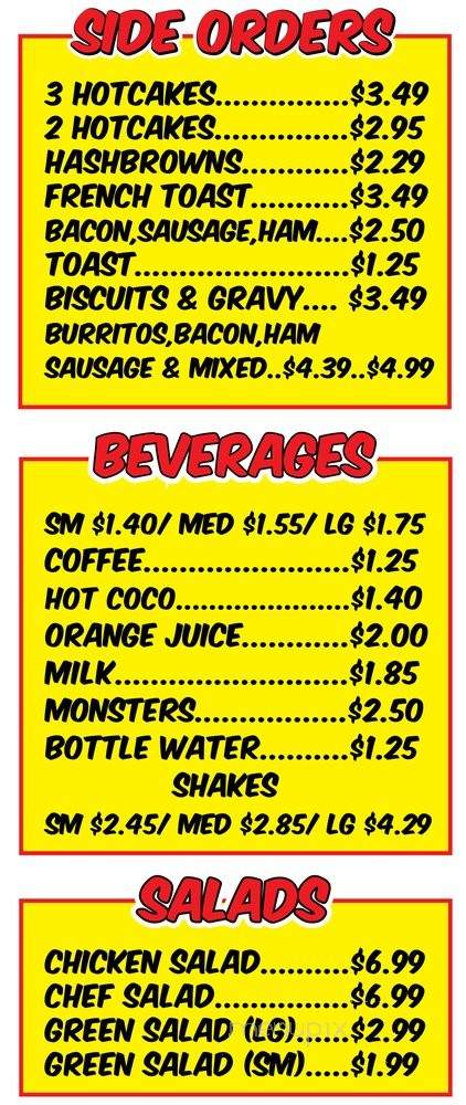 Angelo's Burgers - Pomona, CA menu_pic