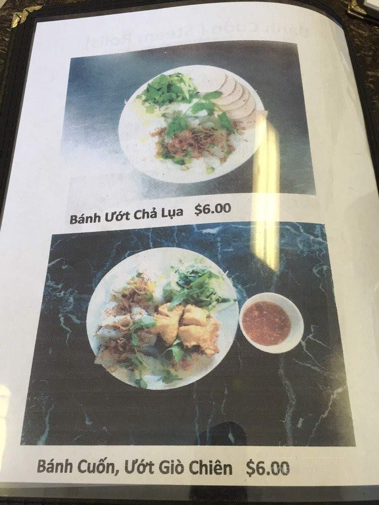 Phuong Nga Banh Cuon - San Diego, CA menu_pic