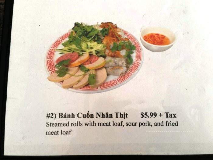 Phuong Nga Banh Cuon - San Diego, CA menu_pic