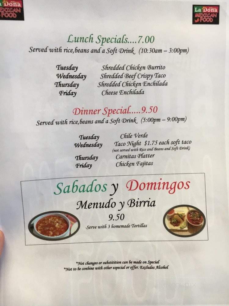 /250285839/La-Dona-Menu-Fairfield-CA - Fairfield, CA