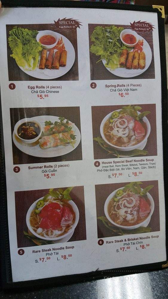 Pho 81 - Irvine, CA menu_pic
