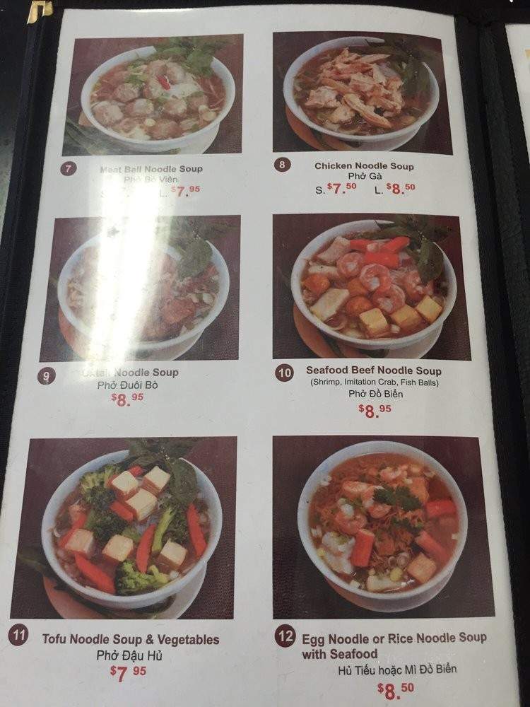 Pho 81 - Irvine, CA menu_pic