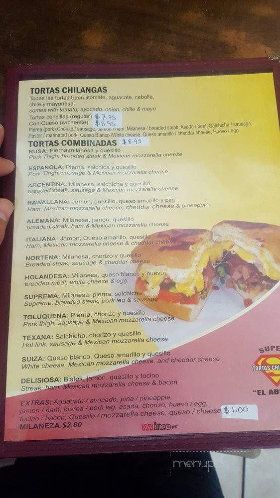 El Abuelo - Sacramento, CA menu_pic