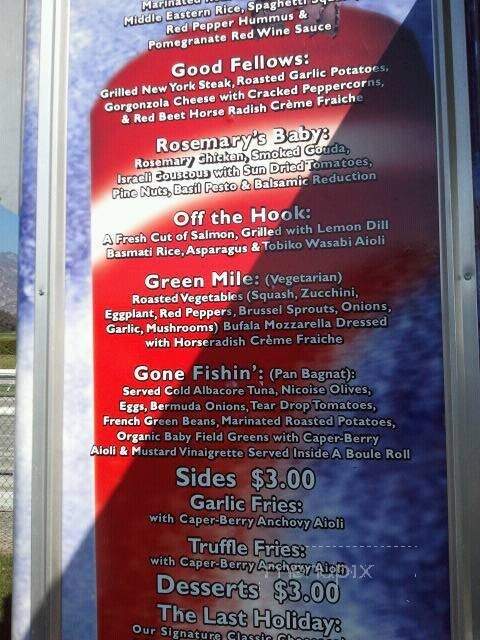 No Reservations Catering Truck - Los Angeles, CA menu_pic