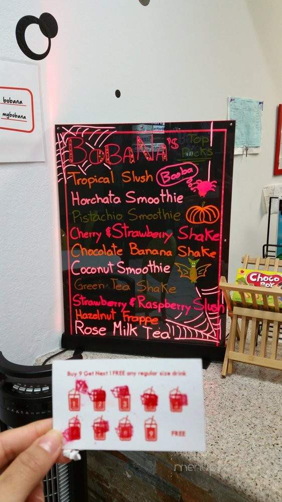 Bobana - Huntington Park, CA menu_pic