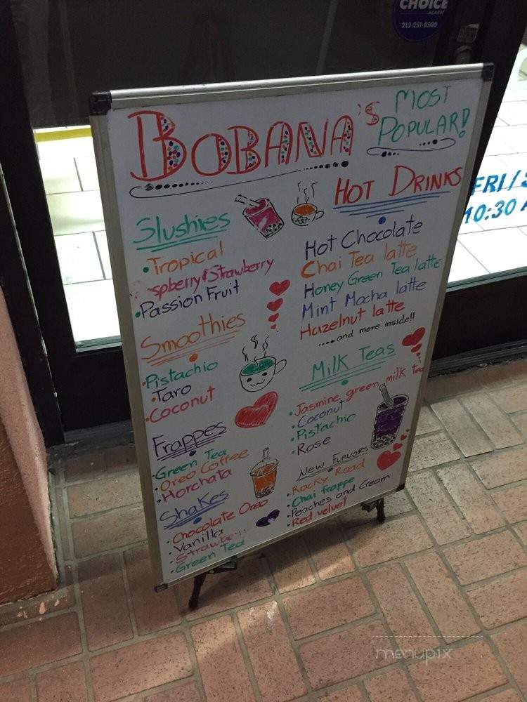 Bobana - Huntington Park, CA menu_pic