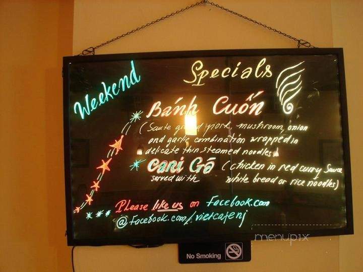 Viet Cafe - Edison, NJ menu_pic