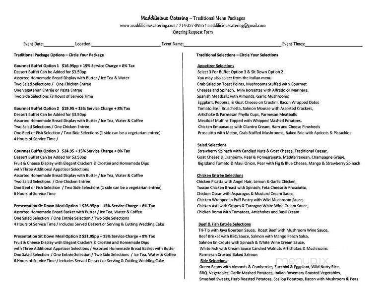 Worthington's Tavern - Riverside, CA menu_pic