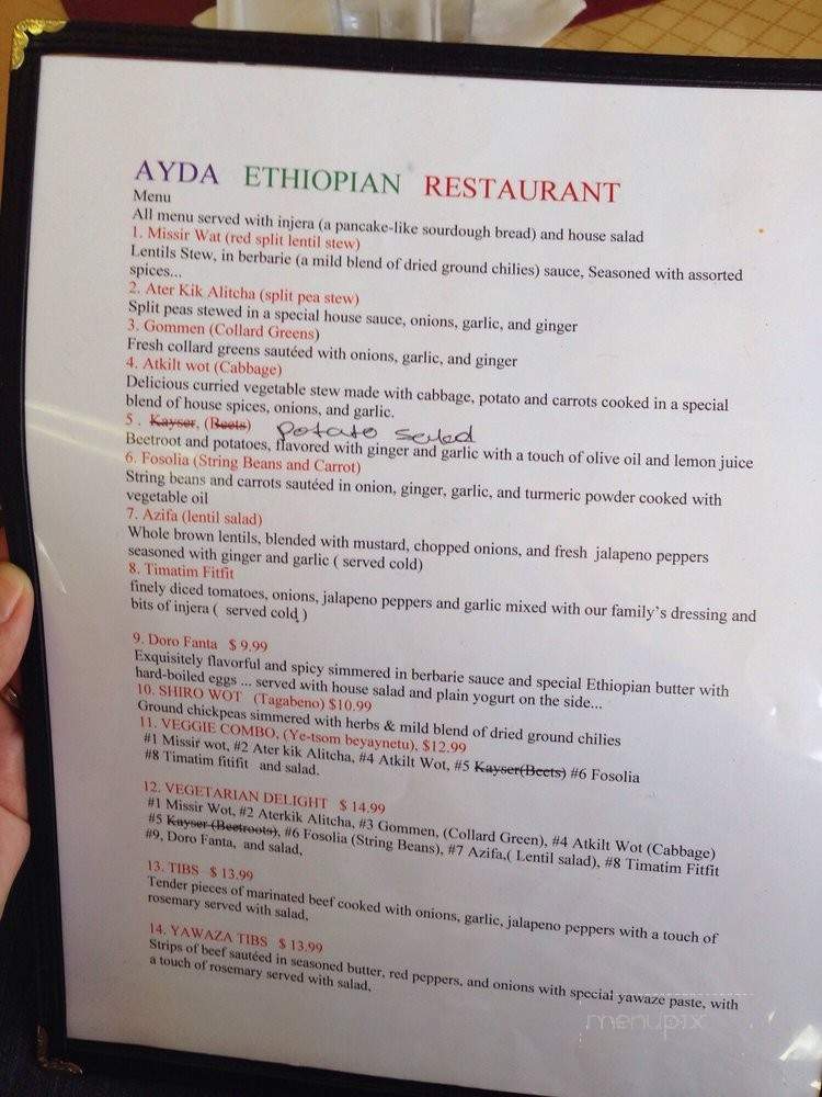 /250255200/Ayda-Ethiopian-Restaurant-Menu-Loma-Linda-CA - Loma Linda, CA