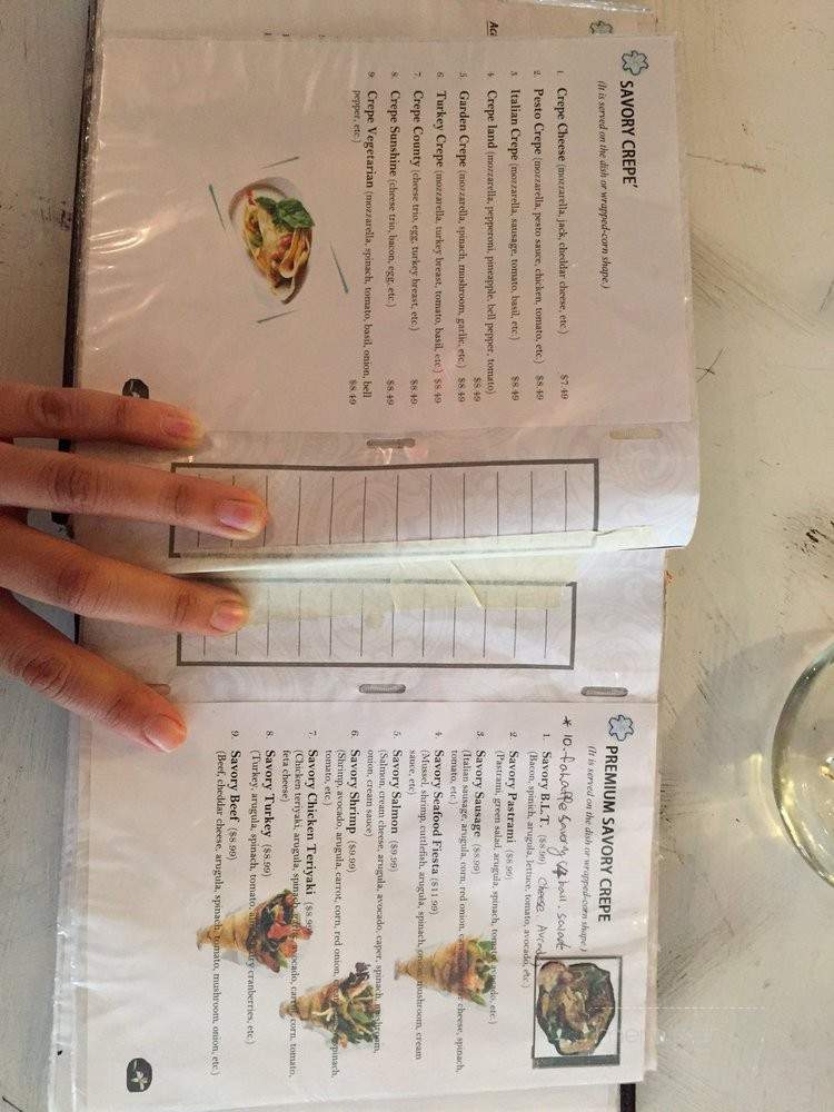 Creperie Le Terrace - Los Angeles, CA menu_pic