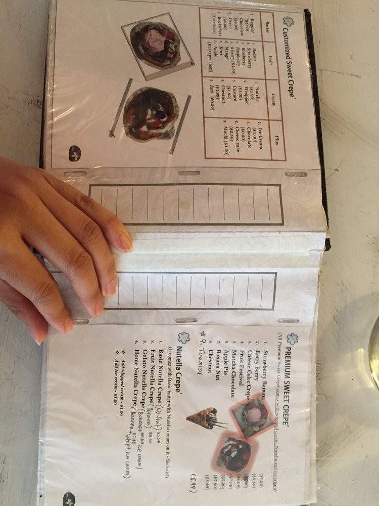 Creperie Le Terrace - Los Angeles, CA menu_pic