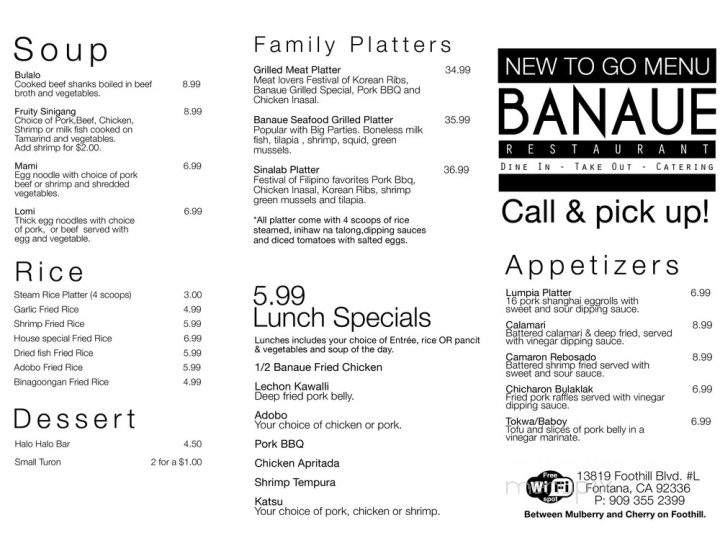 /250231013/Banaue-Restaurant-and-Catering-Menu-Fontana-CA - Fontana, CA