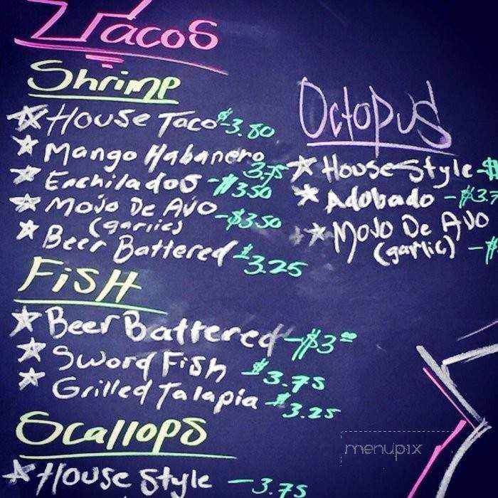 Los Pinos Seafood - La Mesa, CA menu_pic