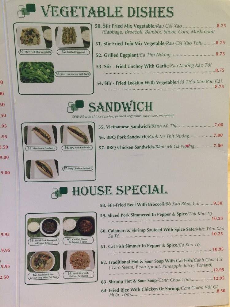 Stadium Pho - Honolulu, HI menu_pic