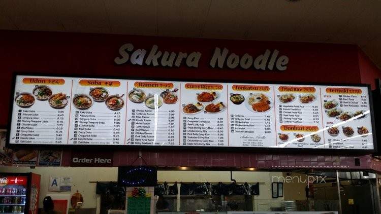 Sakura Noodles - Los Angeles, CA menu_pic