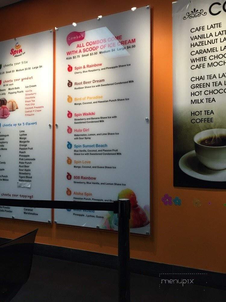 Double Spin Shaved Ice - Artesia, CA menu_pic