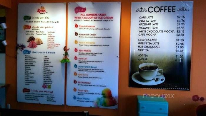 Double Spin Shaved Ice - Artesia, CA menu_pic