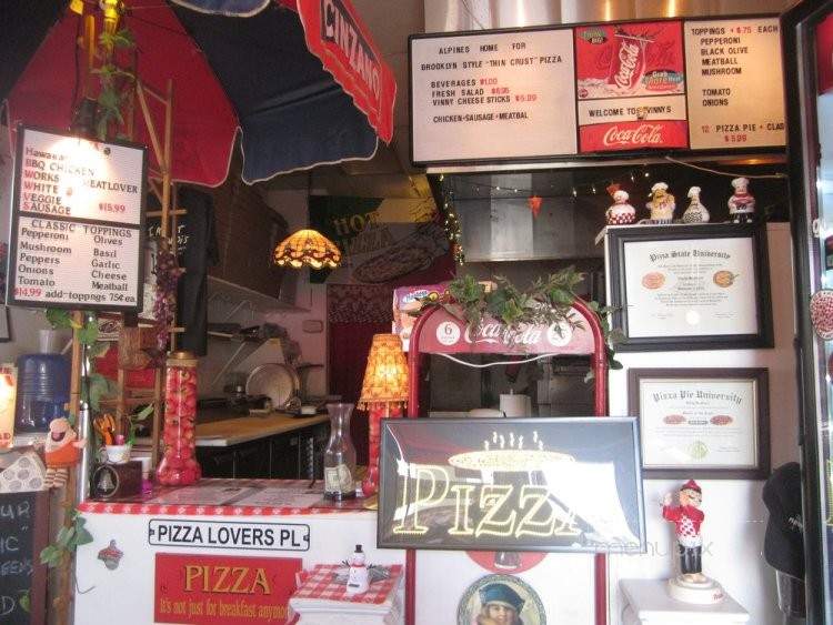 Vinny's Pizzeria - Alpine, CA menu_pic