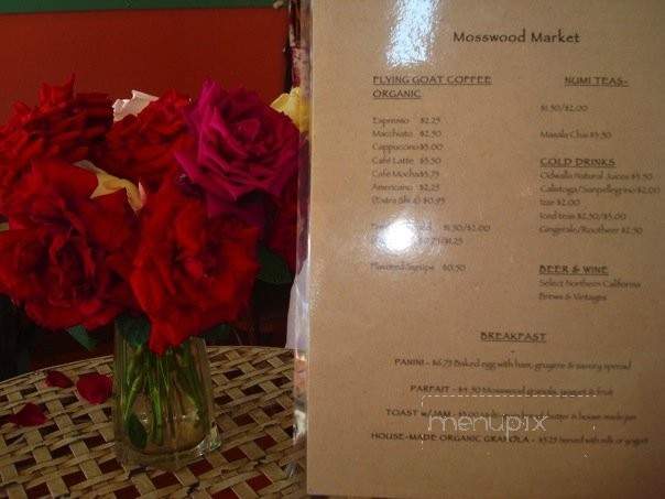 Mosswood Market Cafe & Bakery - Boonville, CA menu_pic