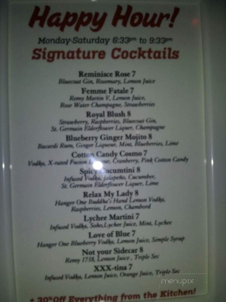 R3 Social Lounge - Stanton, CA menu_pic
