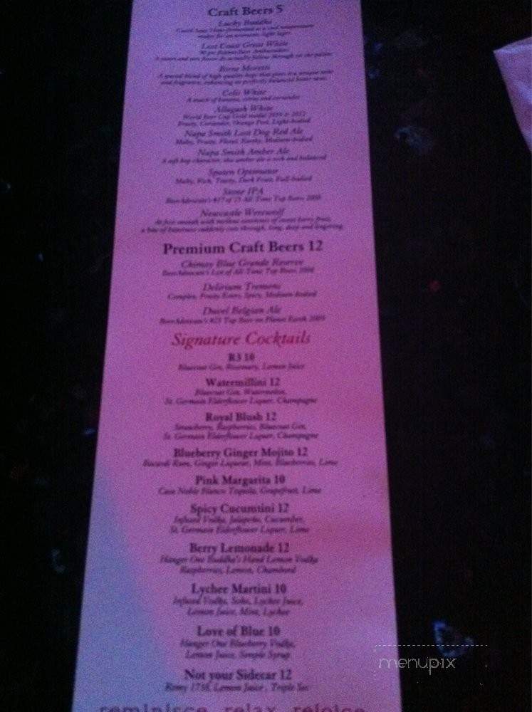 R3 Social Lounge - Stanton, CA menu_pic