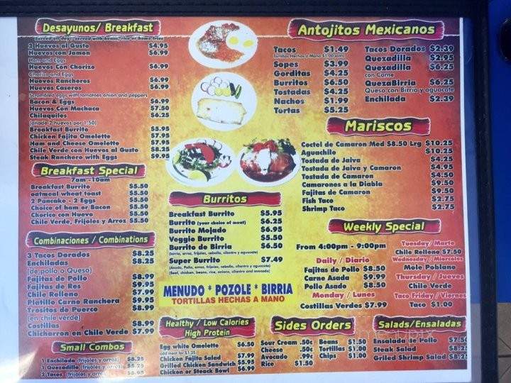 Gabby's Kitchen - Sylmar, CA menu_pic