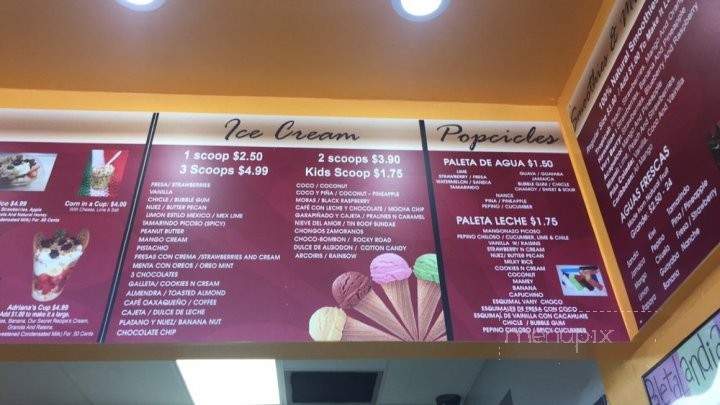 Paletalandia S Sacramento - Sacramento, CA menu_pic