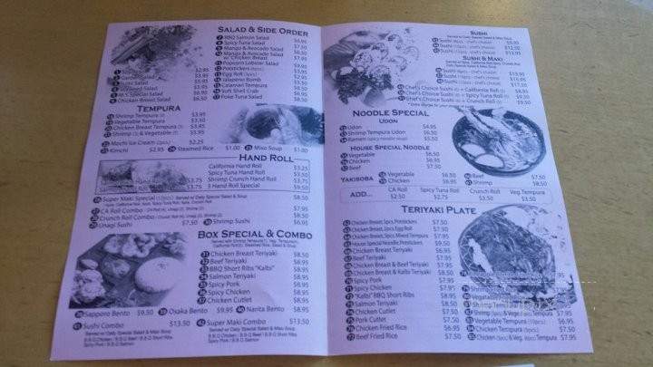 Maki Yaki 34 - Buena Park, CA menu_pic