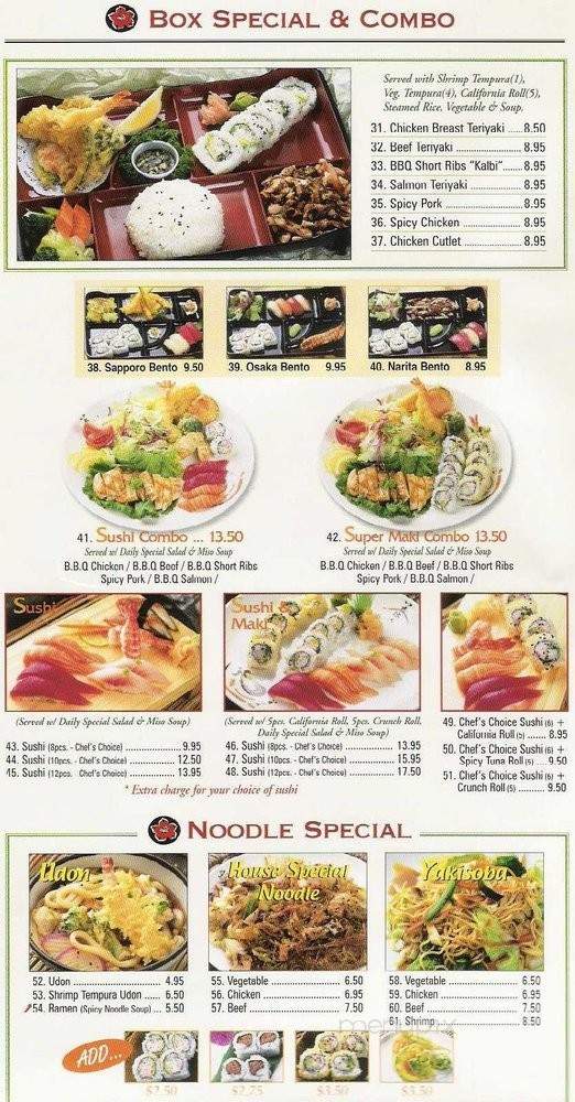Maki Yaki 34 - Buena Park, CA menu_pic
