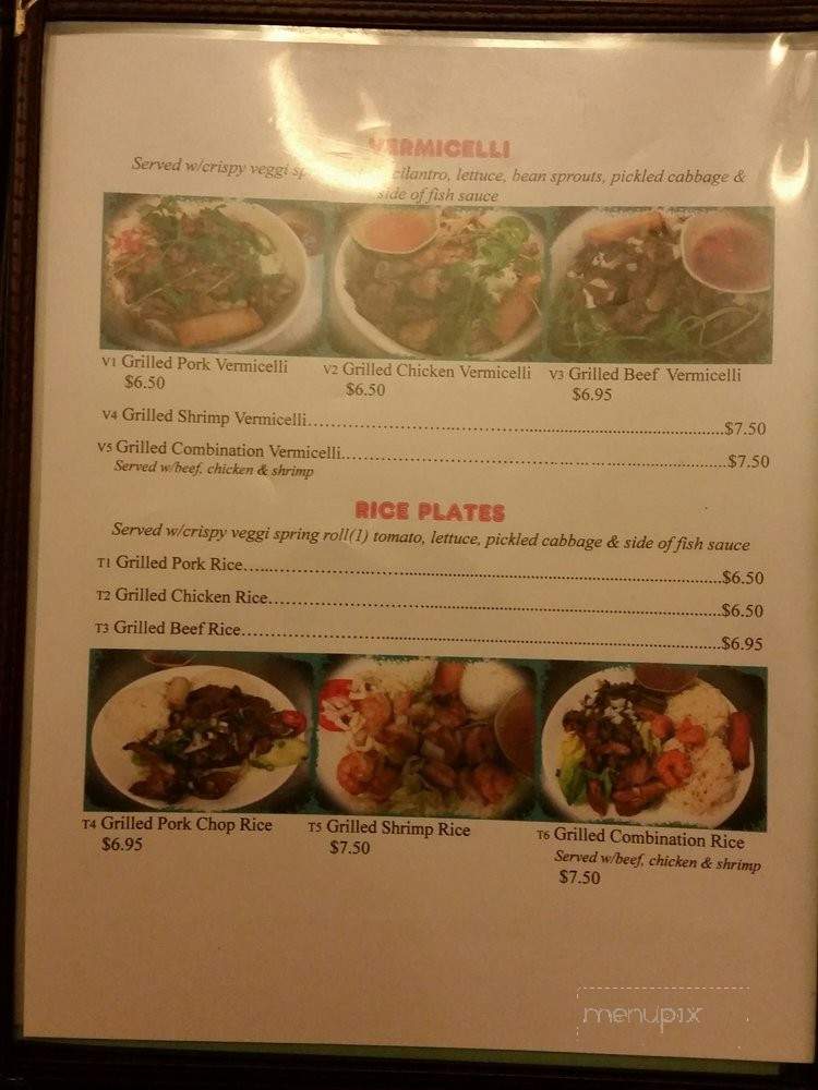 Everyday Vietnamese Cuisine - Chico, CA menu_pic