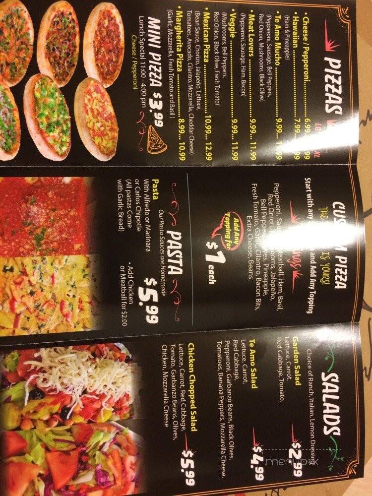 Te Amo Pizza - Bell, CA menu_pic