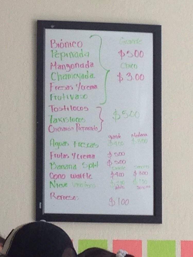 Frutiland - Fremont, CA menu_pic