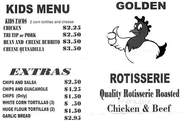Golden Rotisserie - Truckee, CA menu_pic
