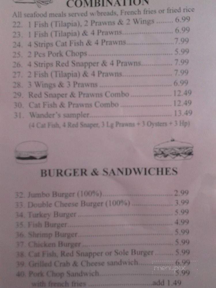 #1 Seafood and Chicken Restaurant - Oakland, CA menu_pic