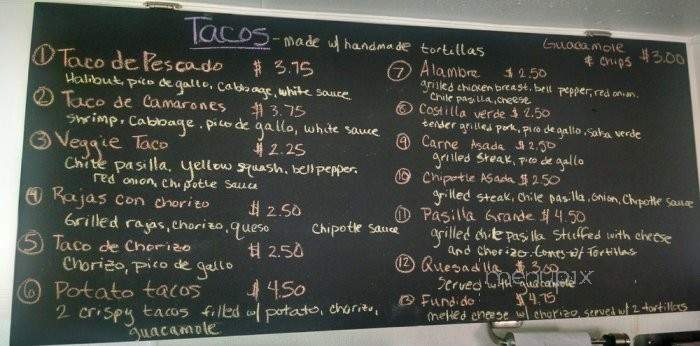 Papi's Grill - Pismo Beach, CA menu_pic
