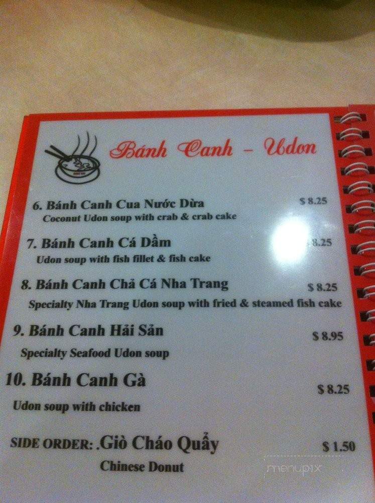 Banh Canh 3 Mien - San Jose, CA menu_pic