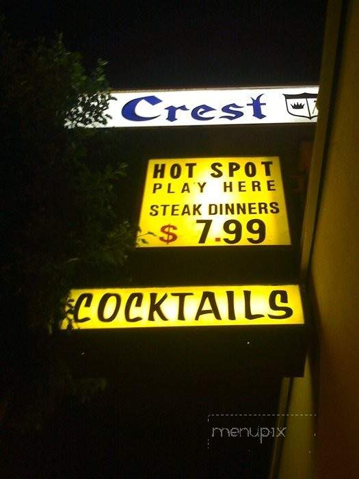 Crest Lounge - Temple City, CA menu_pic