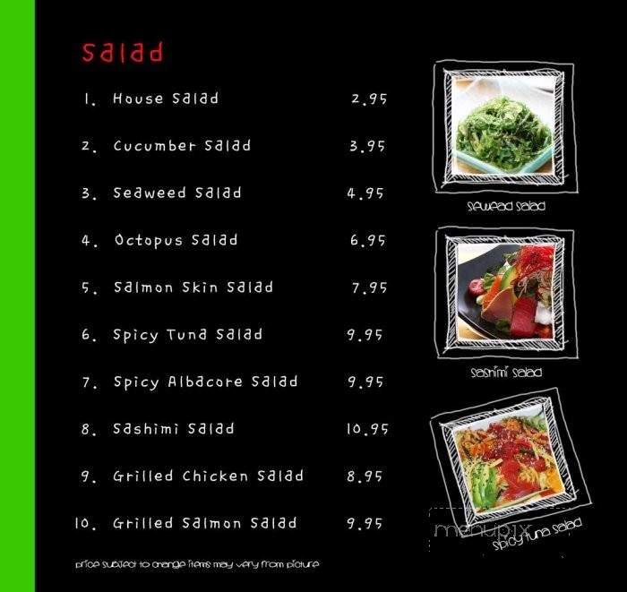 Vanilla Fish - Chino Hills, CA menu_pic