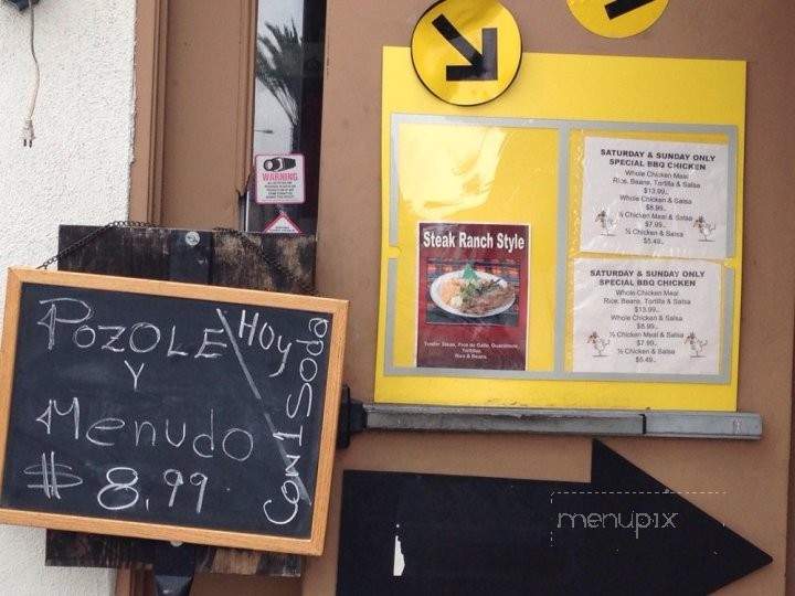 Aurora's Taqueria - Dana Point, CA menu_pic