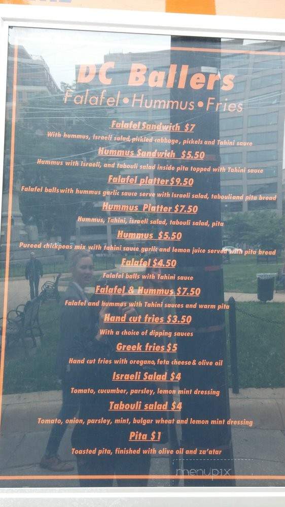 DC Ballers Food Truck - Washington, DC menu_pic