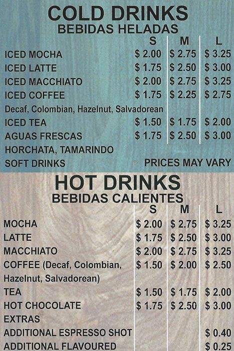 Las Pacitas Salvadorean Bakery - San Leandro, CA menu_pic