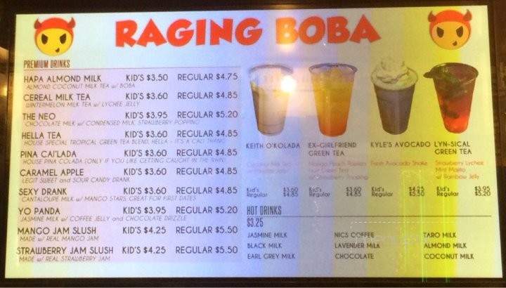 Lily Bubble Tea and Smoothie - Arlington, VA menu_pic
