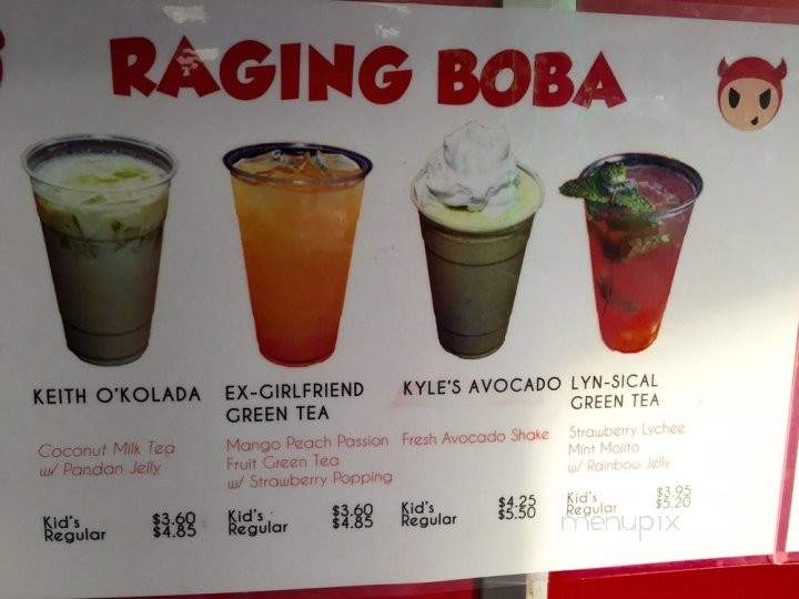 Lily Bubble Tea and Smoothie - Arlington, VA menu_pic
